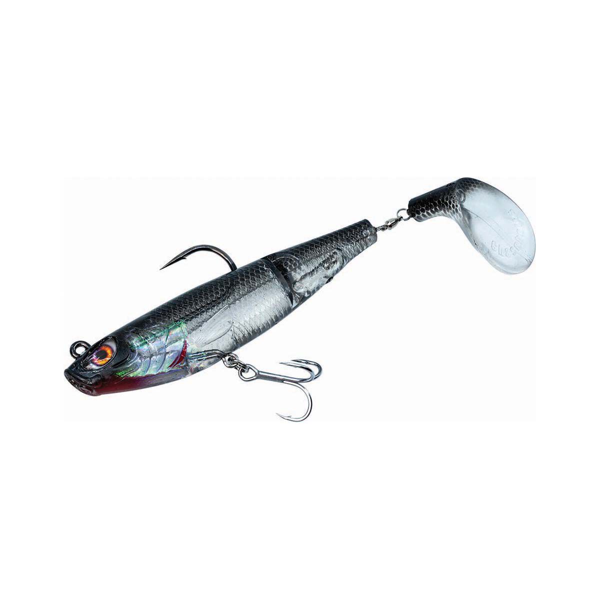 Chasebait Swinger Rigged Soft Plastic Lure 90mm Mullet, Mullet, bcf_hi-res